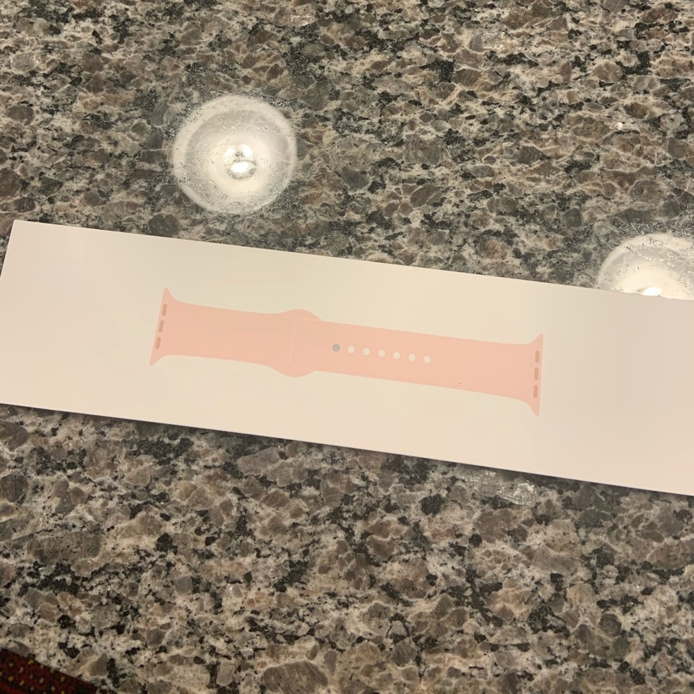 NWT Pink Sand Apple Watch Sport Band
